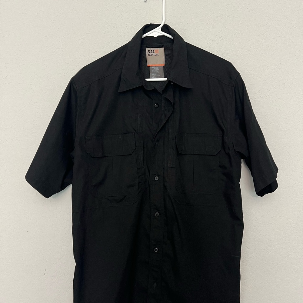 5.11 Tactical Men's Dark Button-Down Shirt